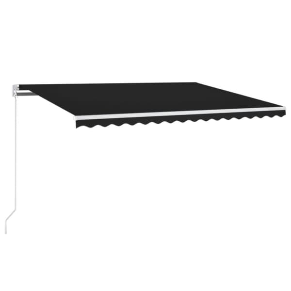 Markis manuellt infällbar 400x350 cm antracit