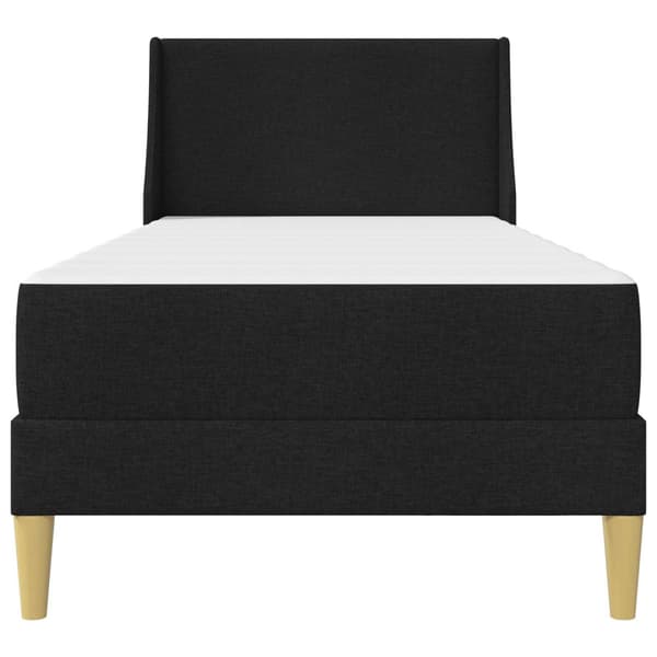 Sängram med madrass med huvudgavel Polyester
