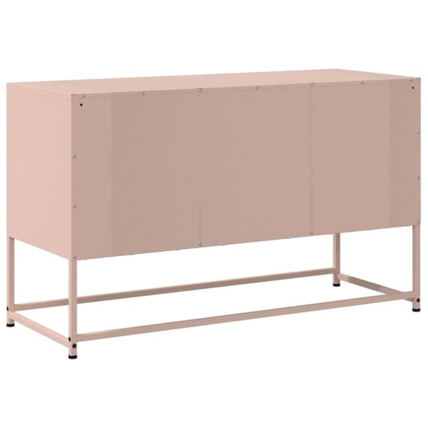 TV-skåp rosa 100,5x39x60,5 cm stål
