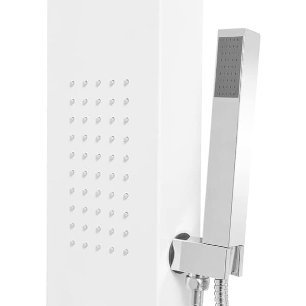 Duschpanelsystem aluminium matt vit