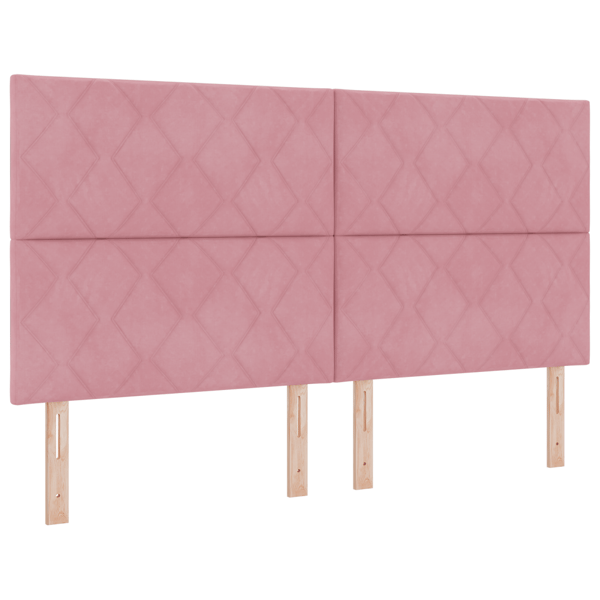 LED huvuddyna Rosa 180 cm Sammet
