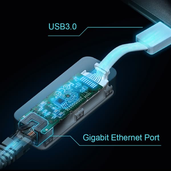 TP-Link UE300 nätverkskort Ethernet 1000 Mbit/s