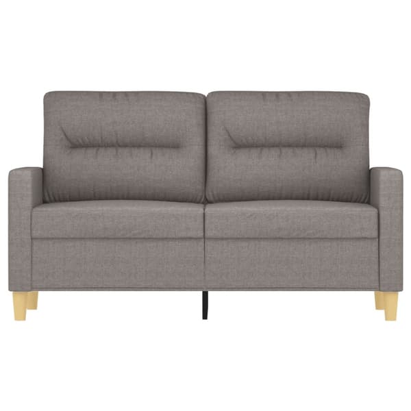 2-sitssoffa taupe 120 cm tyg