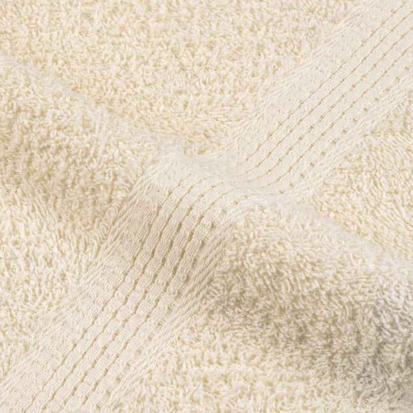Duschhanddukar FROGN 2 st gräddvit 70x140 cm 360 gsm