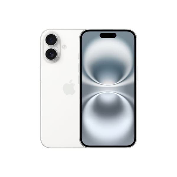 Apple iPhone 16 - vit - 5G smartphone - 128 GB - GSM