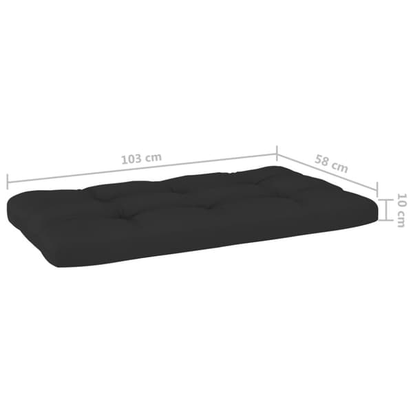 Hörnsektion till pallsoffa vit impregnerad furu