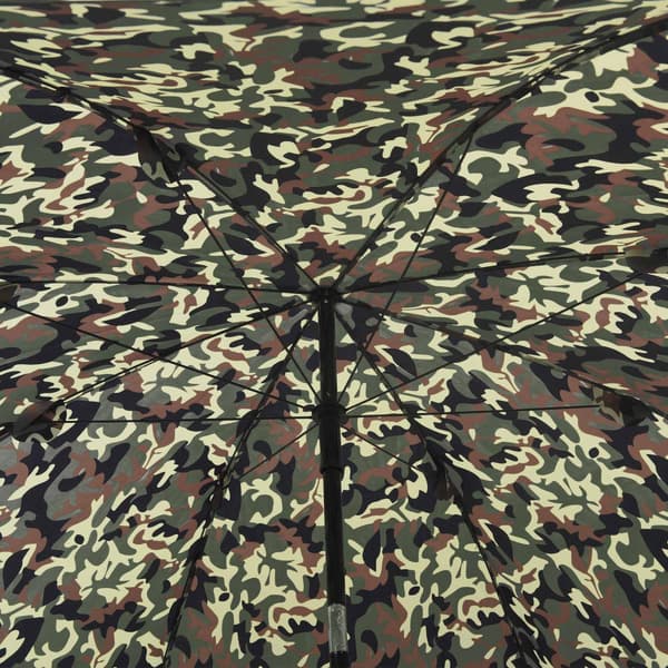 Fiskestångsparaply Kamouflage 240 x 210 cm Oxford Polyester