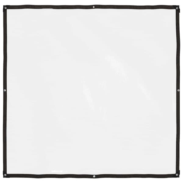 Tarpaulin med öglor Transparent 2 x 2 m polyeten