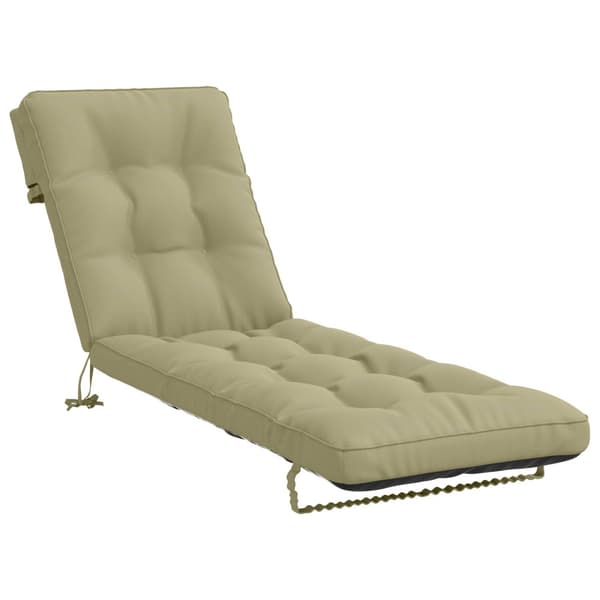 Solstol Kudde VIANEN 100% Polyester Ljusgrön 200 x 55 x 8 cm