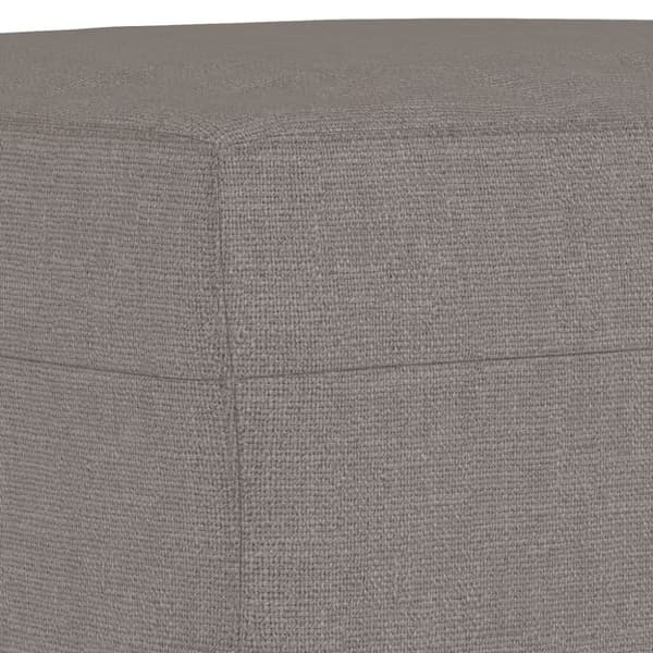 Fotpall Taupe 70x55x41 cm tyg