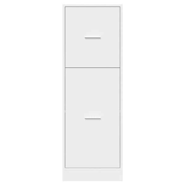 Apoteksskåp vit 40x41x118 cm konstruerat trä