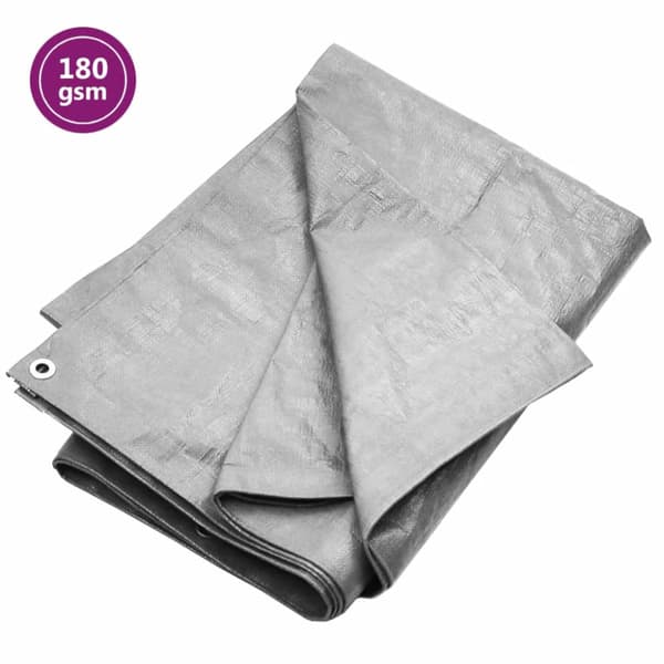Presenning 180 g/m² 3x4 m grå HDPE
