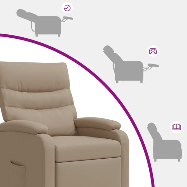 Recliner Cappuccino Konstläder