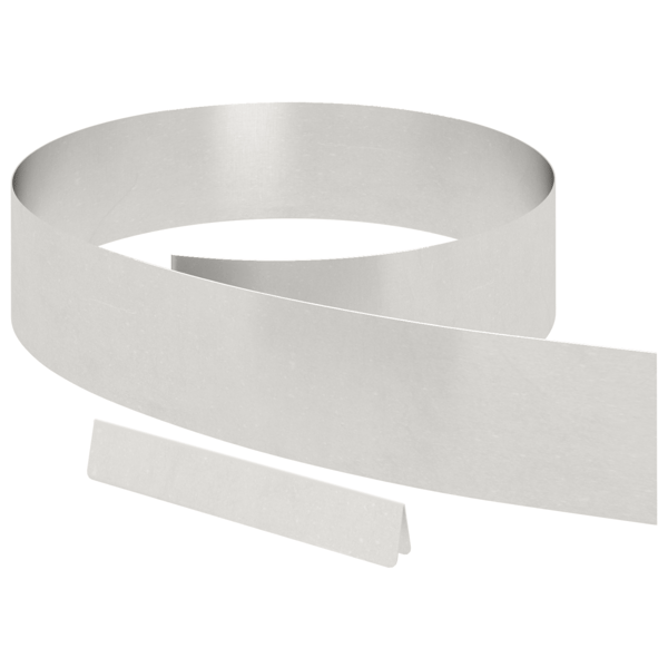 Kant för gräsmatta 4 pcs Silver 450 x 0.05 x 15 cm