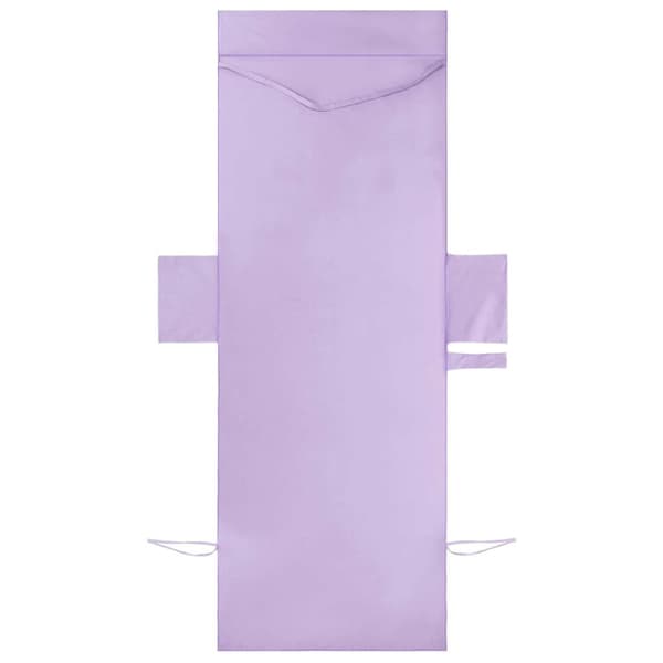 Solstolshanddukar 2 pcs Lila 210 x 75 cm Polyester och polyamid