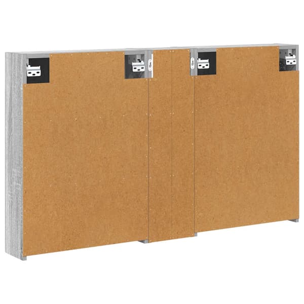 Badrumsskåpsset 3 pcs 120 x 14,5 x 70 cm Konstruerat trä
