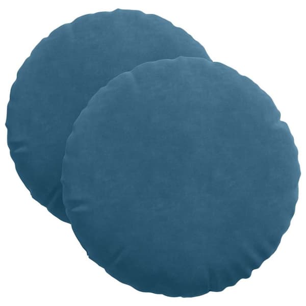 Sittkuddar 2 pcs Blå Ø 40 x 13 cm Sammet