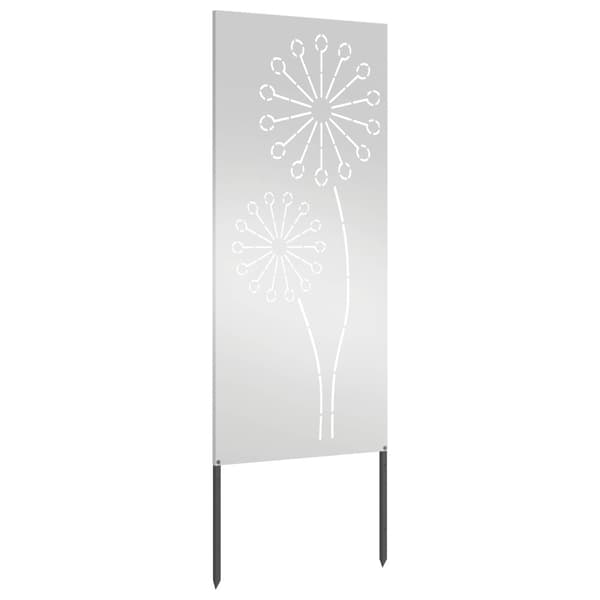 Trädgårds integritetsskärm Silver 50 x 140 cm Galvaniserat stål