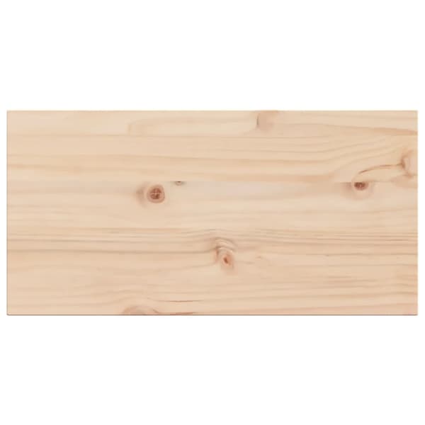 Bordsskivor 2 st 60x30x1,7 cm rektangulär massiv furu