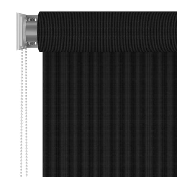 Rullgardin utomhus 220x230 cm svart