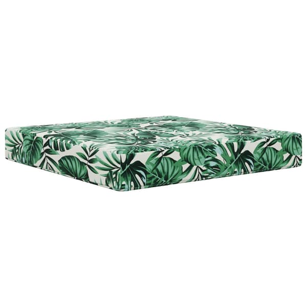 Utomhus Soffa Kudde Bladmönster 60 x 60 x 8 cm Polyester