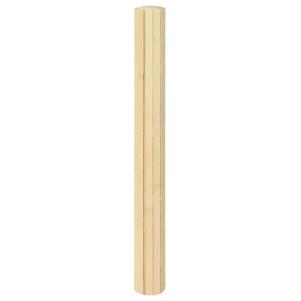 Matta rektangulär ljus naturlig 60x200 cm bambu