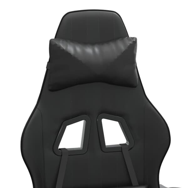 Gamingstol svart konstläder