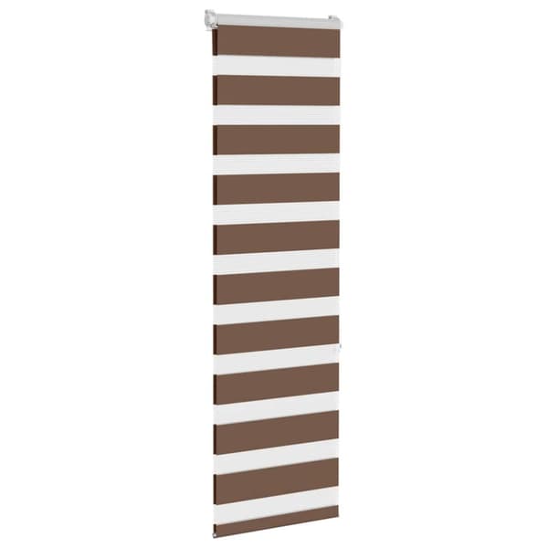 Rullgardin zebra brun 50x150 cm tyg bredd 45,9 cm polyester
