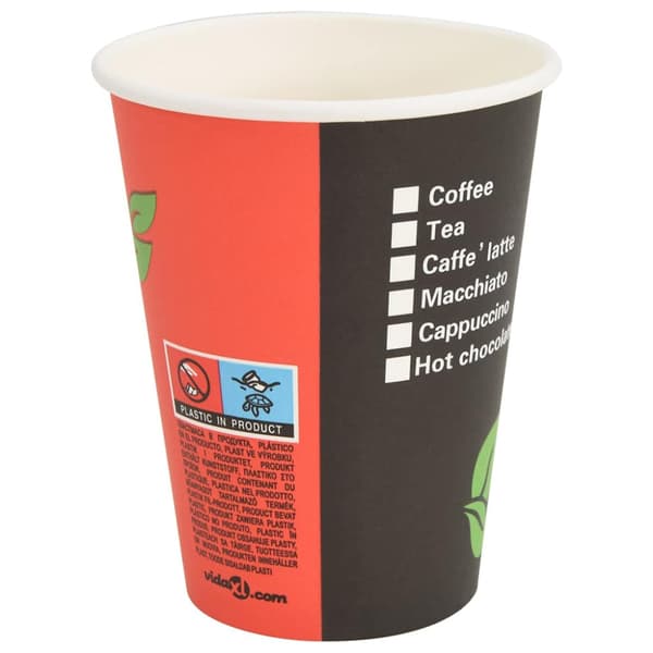 Kaffekoppar i papper med lock 1000 st 4oz 100ml