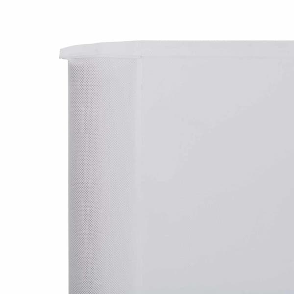 Vindskydd 3 paneler tyg 400x80 cm sandvit
