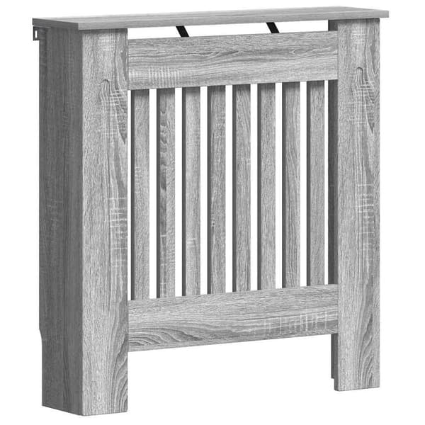 Radiatorlock Grå Sonoma 78 x 19 x 81,5 cm Konstruerat trä