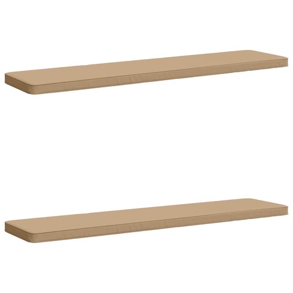 2-delade Bänk Kuddar VUGHT 2 st 100% Polyester Sand