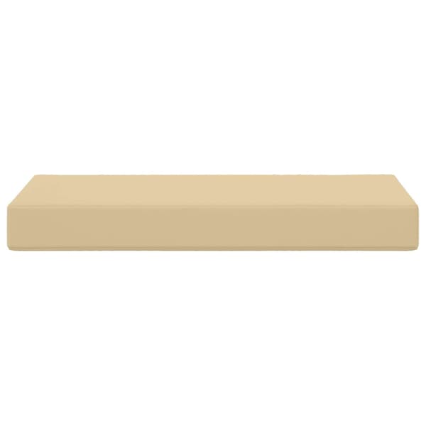 Utomhus sitskudde Beige 80 x 40 x 8 cm 100% Polyester