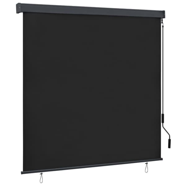 Rullgardin utomhus 160x250 cm antracit