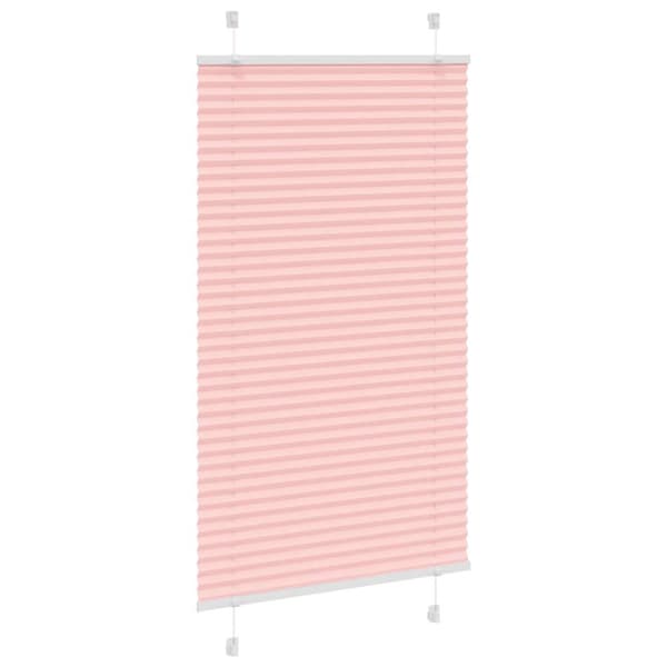Plisserad persienn rosa 80x150 cm tyg bredd 79,4 cm polyester