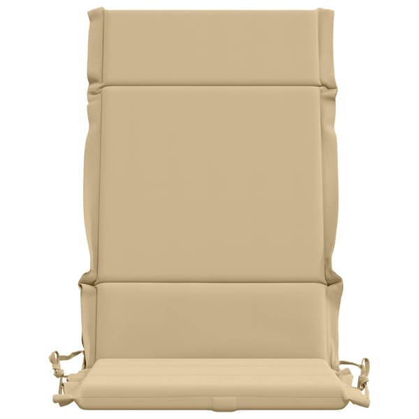 2-delade Höga Ryggstolsdynor GEMERT 2 st 100% Polyester Beige