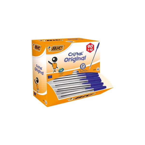 Kulpenna BIC Cristal 1,0 blå 100/fp