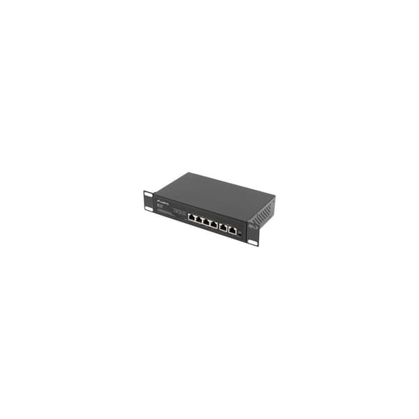 Lanberg RSFE-4P-2FE-60 - switch - 6 portar - ohanterad