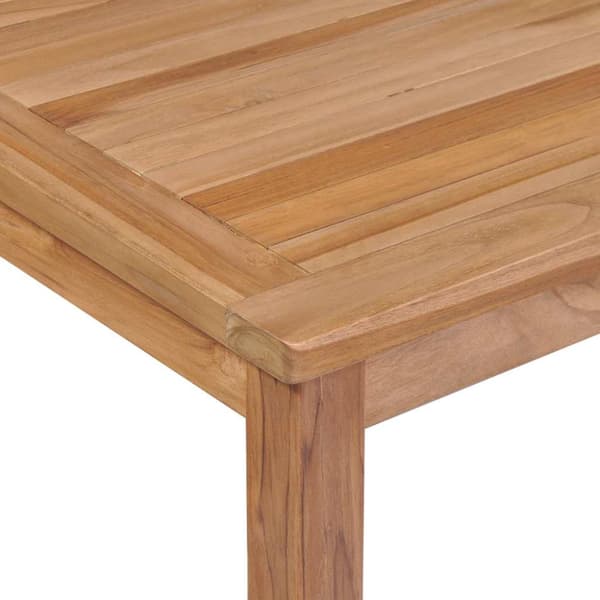 Trädgårdsbord 200x100x77 cm massiv teak