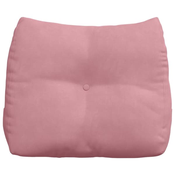 Ryggkudde Rosa 60 x 24 x 50 cm Sammet