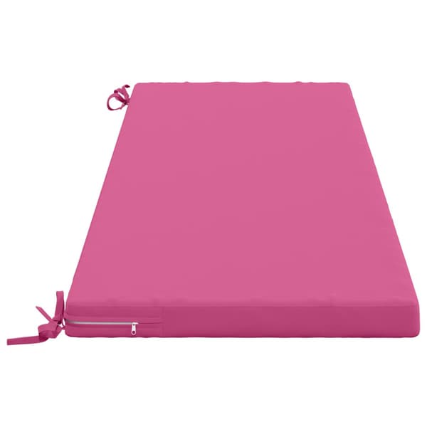 Bänk kudde SOEST 100% Polyester Rosa 140 x 50 x 5 cm