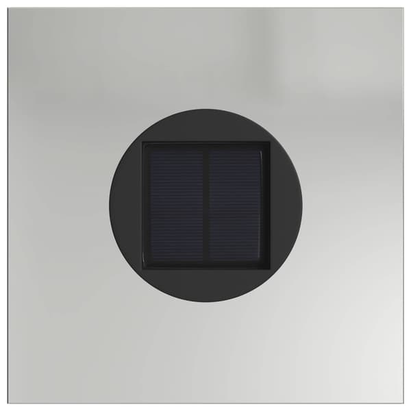 Solar LED Stig Ljus 2 pcs Silver Galvaniserat stål