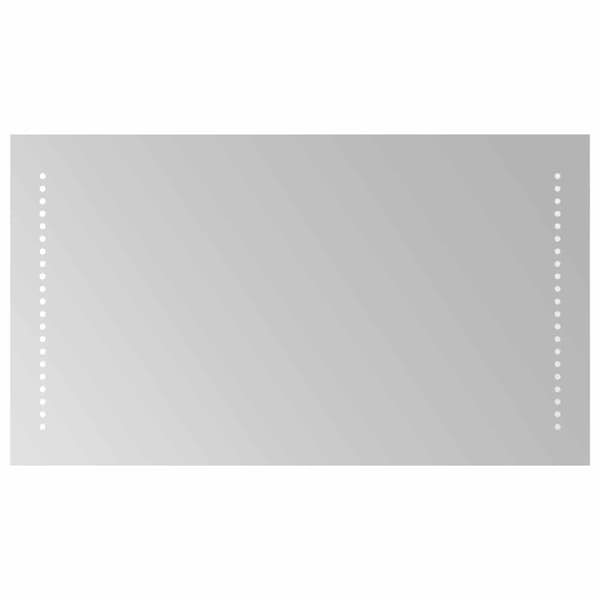 LED Badrumsspegel Transparent 70 x 40 cm härdat glas