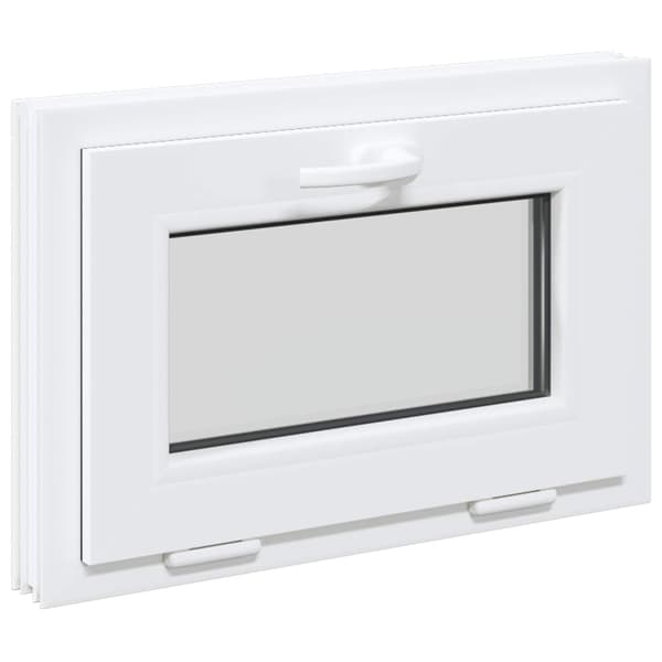 Källarfönster RISOR 60 x 40 cm PVC och glas Vit