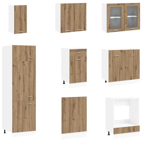 Köksenhet Lyon 8 pcs Artisan-ek Konstruerat trä