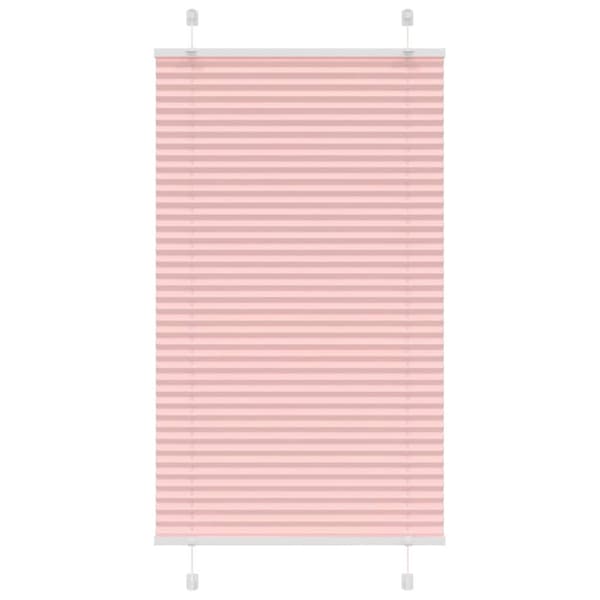 Plisserad persienn rosa 80x150 cm tyg bredd 79,4 cm polyester