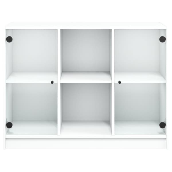 Skänk vit 102x37x75,5 cm konstruerat trä