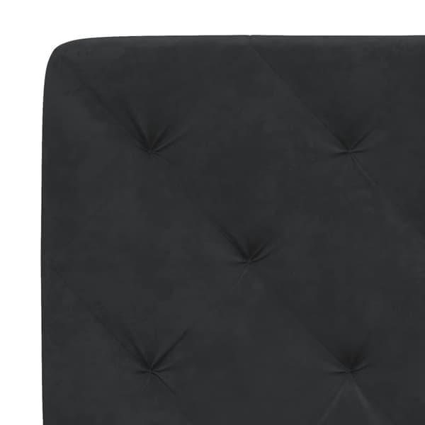 Bed Frame without Mattress Black 80x200 cm Velvet