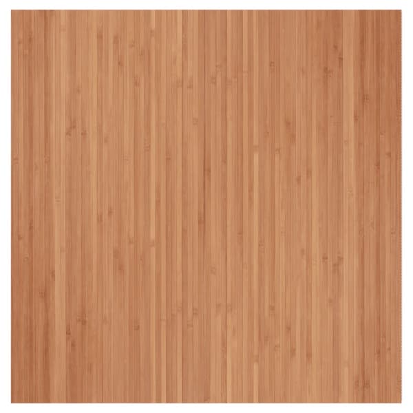 Matta rektangulär naturlig 100x100 cm bambu