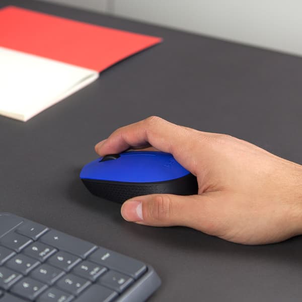 Logitech M171 Blue-K datormöss Ambidextrous RF Trådlös Optisk 1000 DPI